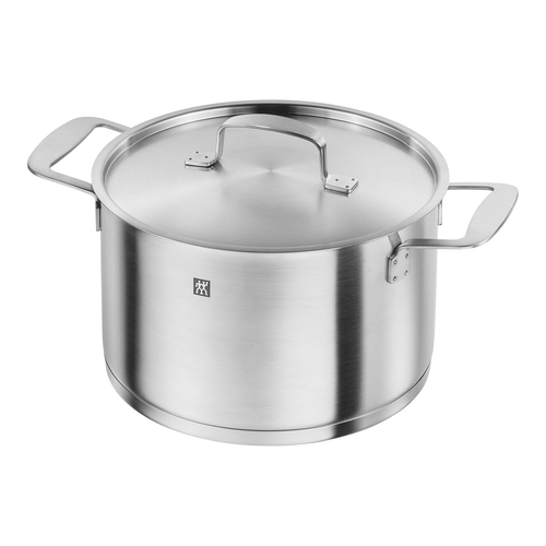 Zwilling 24cm/6L Stainless Steel Base Stock Pot w/ Lid - Silver