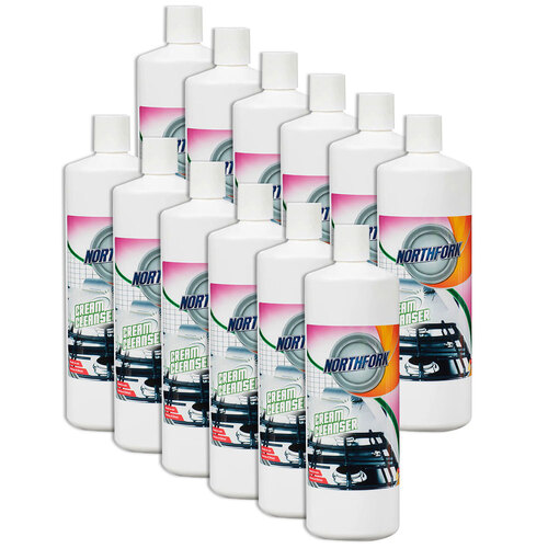 12PK Northfork 1L Cream Cleanser Stove Cleaner/Dirt Remover