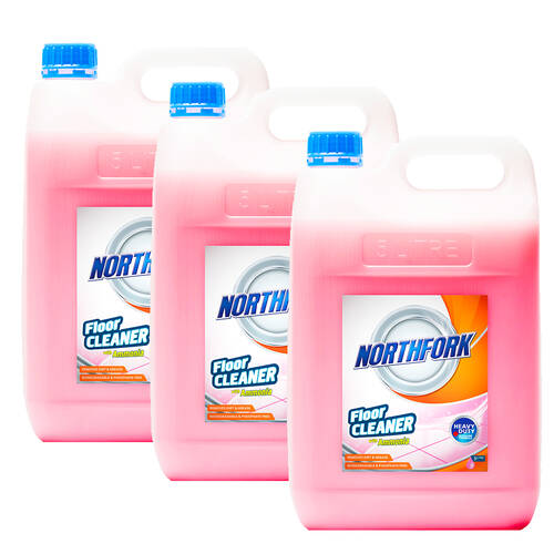 3x Northfork 5L Floor Cleaner w/ Ammonia