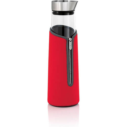 Blomus Acqua Neoprene Cooling Collar Portable Bottle Chiller 1000ml Red