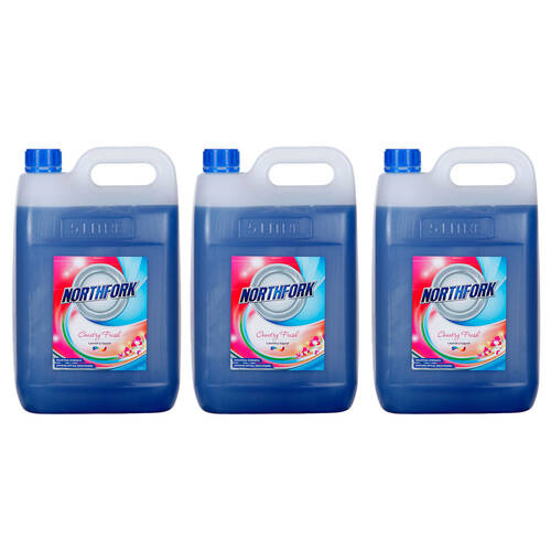 3x Northfork 5L Country Fresh Laundry Liquid