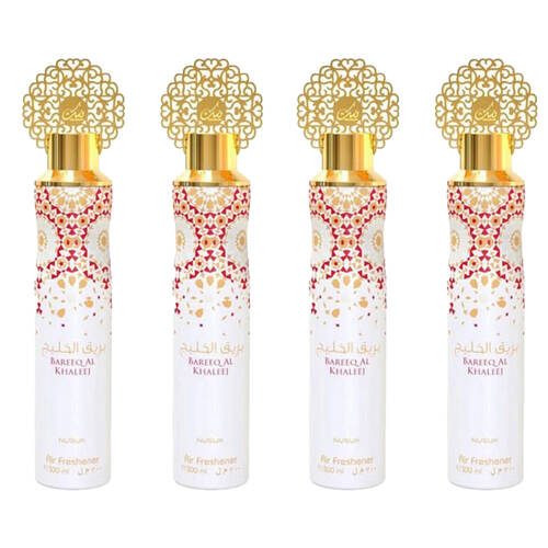 4PK Nusuk Air Freshener Odour Eliminator 300ml - Bareeq Al Khaleej