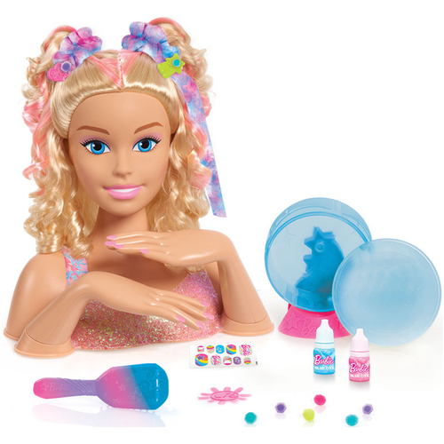 Barbie Deluxe Tie-Dye Styling Head Blonde Kids 3y+