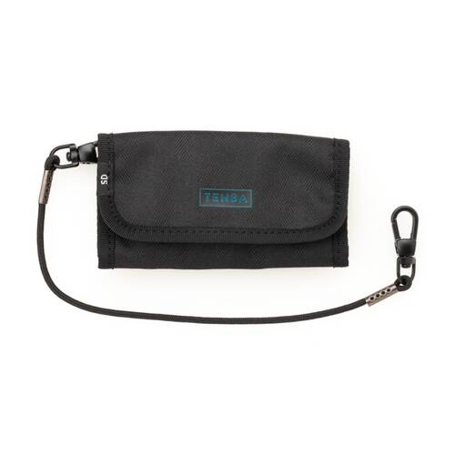 Tenba Tools Reload SD 9 Card Wallet Capacity Memory - Black Camouflage/Lime