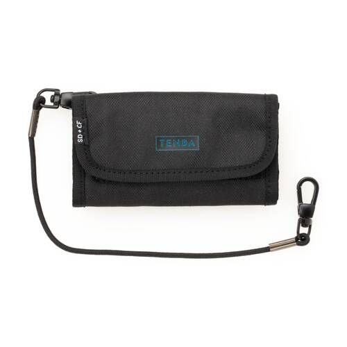 Tenba Tools Reload SD6+CF6 Card Wallet Secure Memory Quick Access - Black
