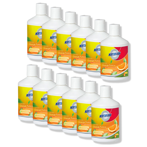 12PK Northfork Natures 500ml Orange Pumice Hand Cleaner