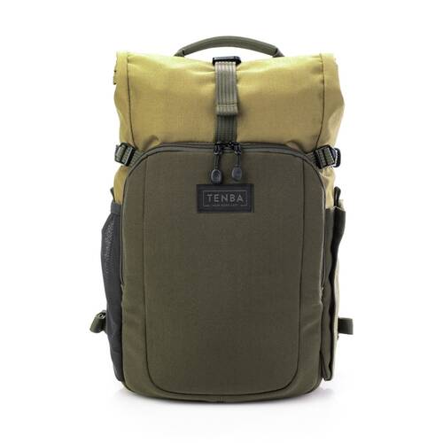 Tenba Fulton V2 10L Backpack Rolltop Camera Access - Tan/Olive