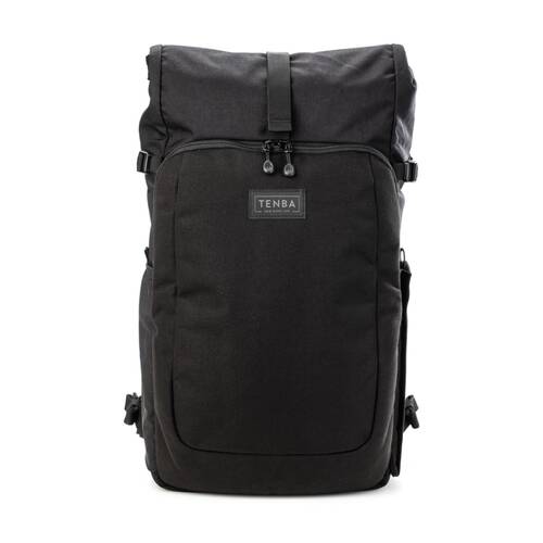 Tenba Fulton V2 16L Backpack Rear Access Camera Rolltop Design - Black
