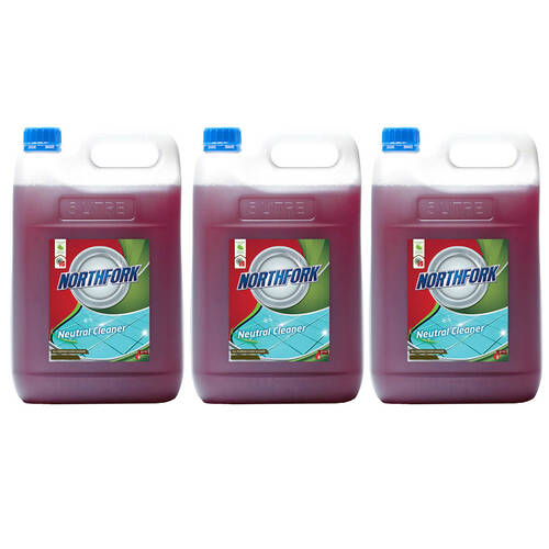 3x Northfork 5L GECA Neutral Cleaner
