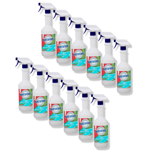 12PK Northfork 750ml Neutral Cleaner Decanting Empty Bottle Spray