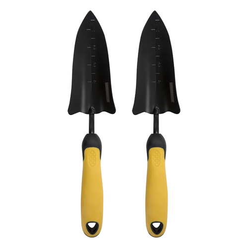 2PK Gardenmaster Hand Bulb Trowel Soft Grip Handle Transplanting/Re-Potting