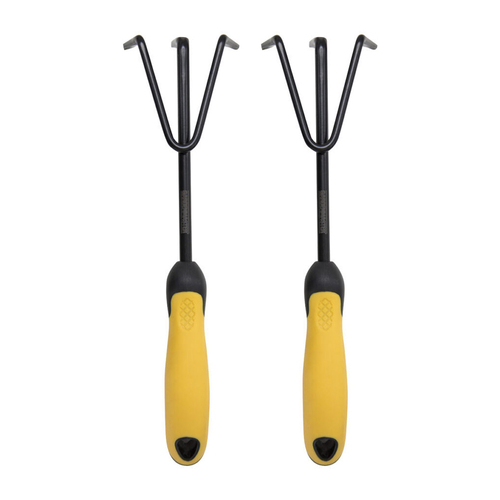 2PK Gardenmaster Hand Cultivator Soft Grip Handle Planting/Potting