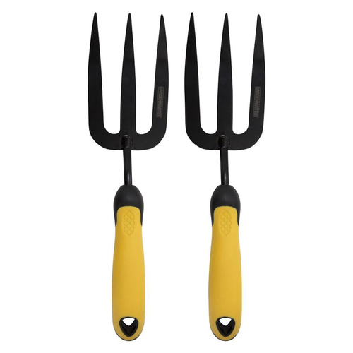 2PK Gardenmaster Hand Fork Soft Handle Garden Weeding/Cultivation