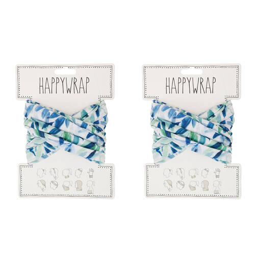 2PK Annabel Trends Happywrap Headband Head Accessory One Size Gum Leaf