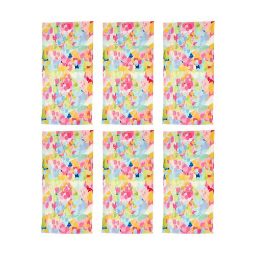 6PK Annabel Trends Happywrap Women's Bandana 50x25cm - Good Vibes
