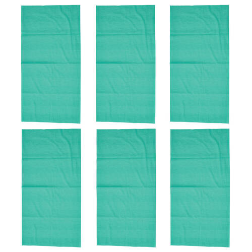6PK Annabel Trends Happywrap Women's Multipurpose Bandana 50x25cm - Spearmint