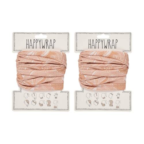 2PK Annabel Trends Happywrap Women's Hair Accessory 50x25cm Trailing Natives Tan