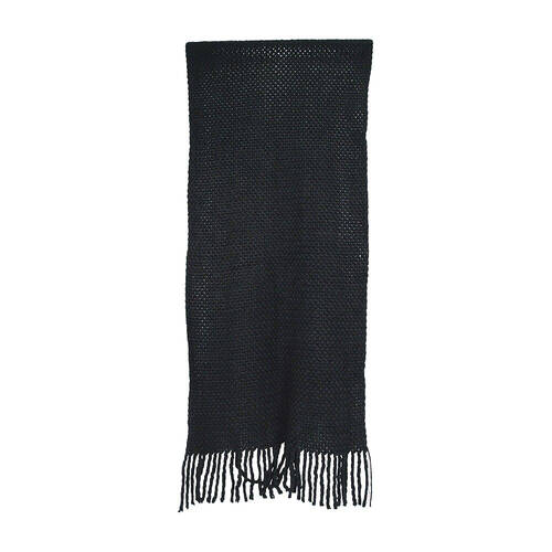 Annabel Trends Knitted Scarf Warm Neck Wrap 170x50cm - Black