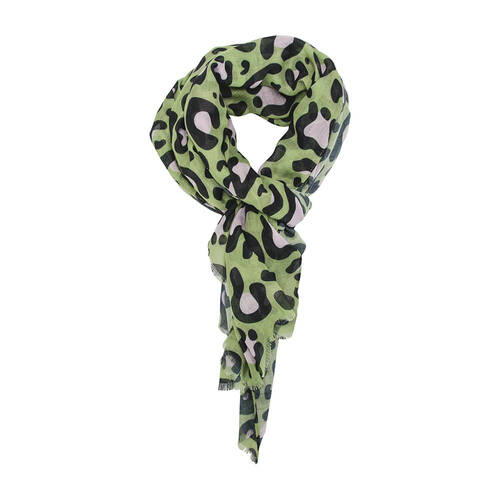 Annabel Trends Scarf Women's Fashion 180x70cm - Ocelot Pink/Khaki