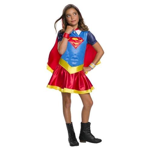 Dc Comics Supergirl Dcshg Hoodie Dress Up Costume - Size 9-12y