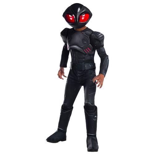 Rubies Black Manta Deluxe Kids Boys Dress Up Costume - Size L