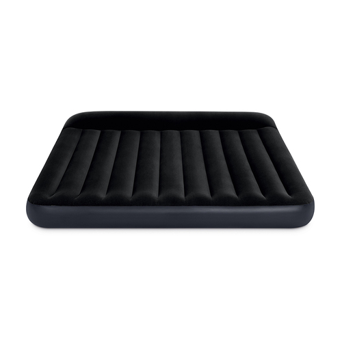 Intex Dura-Beam Classic Inflatable King Airbed w/ Pillow Rest - Black