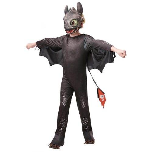Rubies Toothless Night Fury Deluxe Boys Dress Up Costume - Size S