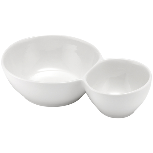 Ladelle Alto Serve & Share 2 Pod Porcelain Serving Bowl