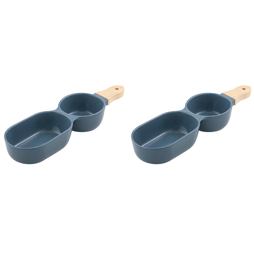2PK Ladelle Alto Serve & Share 2 Part 34.5x9.5cm Serve Stick - Blue