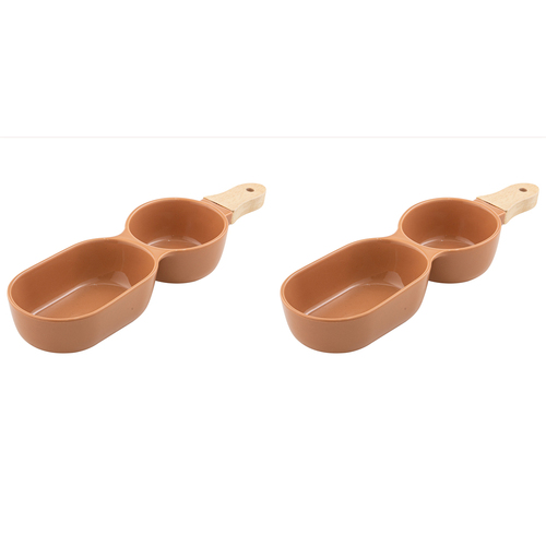 2PK Ladelle Alto Serve & Share 2 Part 34.5x9.5cm Serve Stick - Terracotta