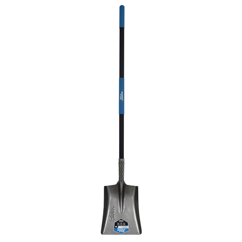 Kelso Steel Shovel Square Mouth Fibreglass Long Handle