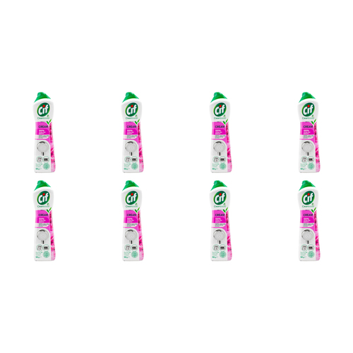 8PK Cif Clean Boost Cream Tough Dirt/Stain Removal 660G Pink