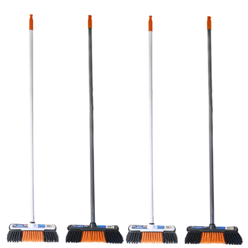 24PK Boxsweden Essentials Indoor Broom w/ 1.2m Handle - Assorted