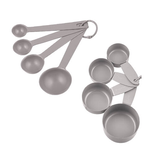 Ladelle Measuring Cups/Spoons Kitchen Cooking Utensil Combo Set - Stone