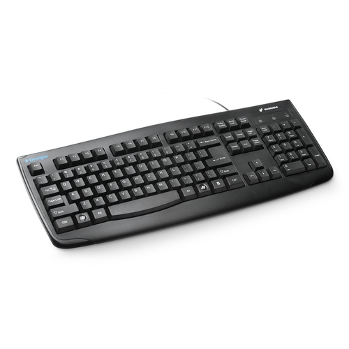 Kensington Washable Wired Keyboard For PC/Laptop - Black