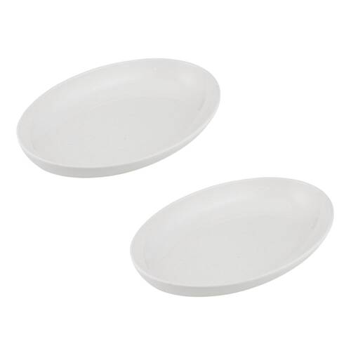 2PK Alto Serve & Share Oval Salad Dish Bowl Kitchen Serveware 30x5cm