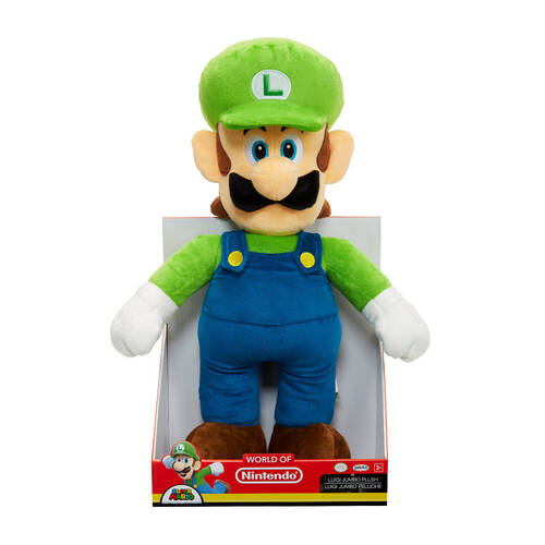 Nintendo Jumbo 20 In  Plush Soft Toy Luigi Doll Kids/Children 3y+