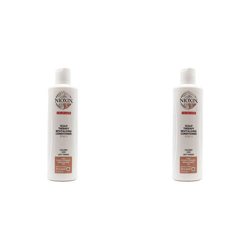 2PK Nioxin 300ml Colour Safe Conditioner Scalp Therapy Revitalizing Step 2