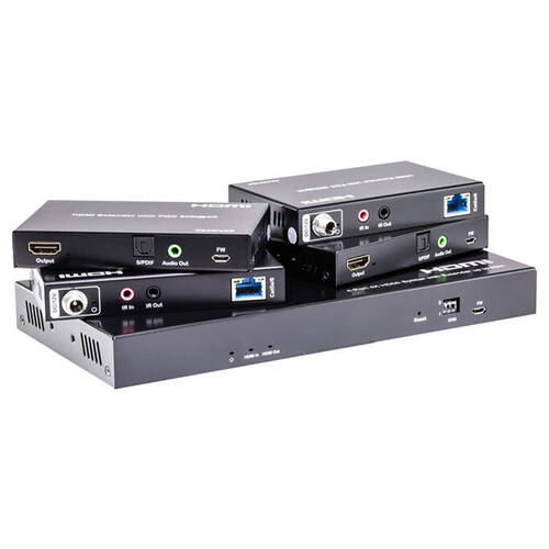 Pro2 4K HDMI Over CAT5/6 Splitter Transmitter/Receivers Extender Kit Black