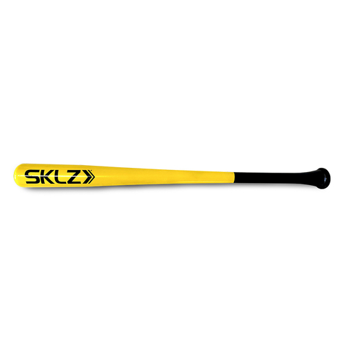 SKLZ 66cm Wood Youth Baseball/Softball Bat Outdoor Sports - Yellow/Black
