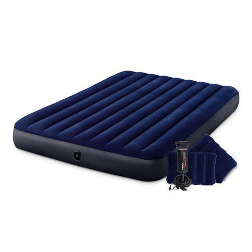 Intex Dura-Beam Classic Airbed Inflatable Mattress Queen Size