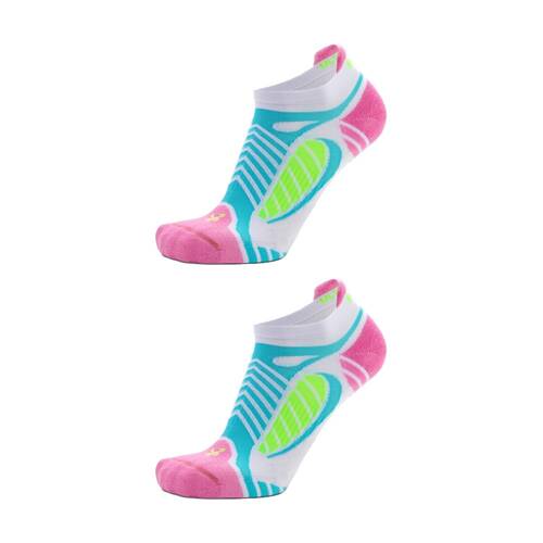 2PK Balega Ultralight No Show Lightweight Running Socks Candy Floss Small