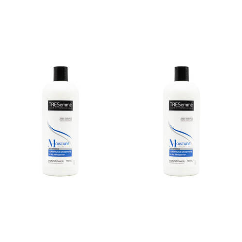 2PK Tresemme 750ml Conditioner Moisture Rich For Dry Damaged Hair