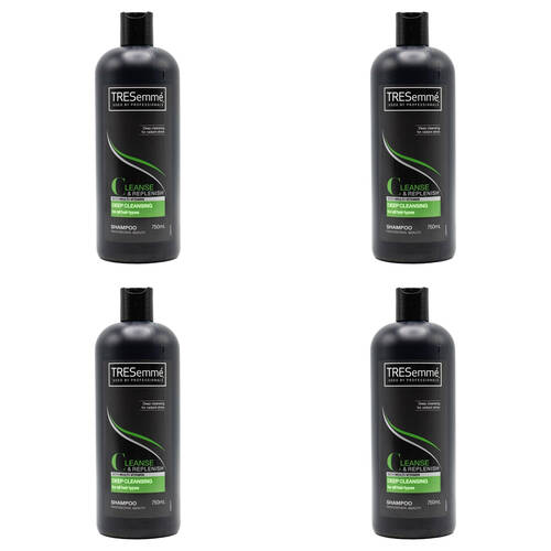 4PK Tresemme 750ml Shampoo For All Hair Types w/ Multi Vitamin