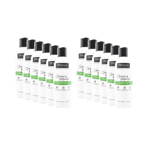 12PK TRESemme Hair Conditioner Cleanse & Replenish Lightweight Formula 350ml