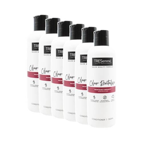 6PK TRESemme Hair Conditioner Colour Revitalise Maintains Vibrancy 350ml