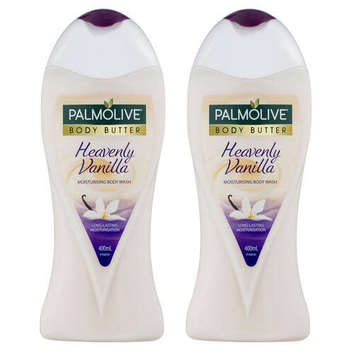 2PK Palmolive 400ml Heavenly Vanilla Body Wash