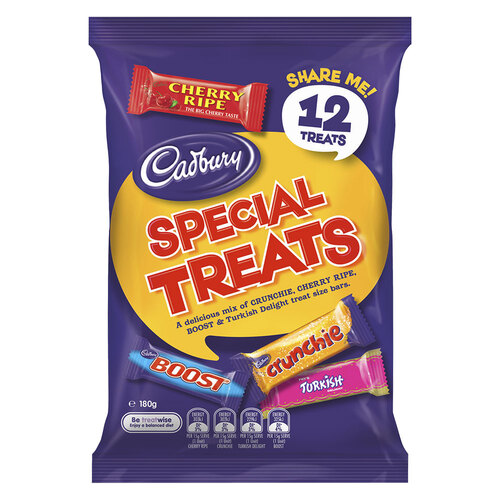12pc Cadbury 180g Special Chocolate Treats Sharepack