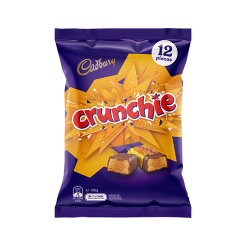 12pc Cadbury 180g Crunchie Chocolate Sharepack