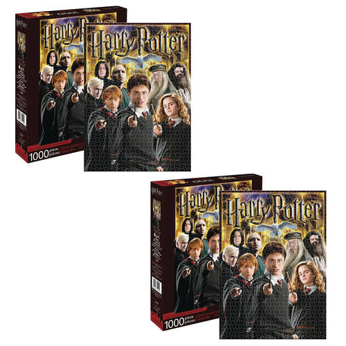 2x Aquarius Harry Potter Collage 1000pc Puzzle